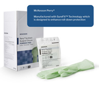 McKesson Perry Performance Plus McKesson 20-2080N Perry Performance Plus Polyisoprene Surgical Glove, Size 8 (CS/200)