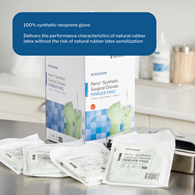 McKesson Perry Performance Plus McKesson 20-2090N Perry Performance Plus Polyisoprene Surgical Glove, Size 9 (BX/50)