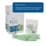 McKesson Perry Performance Plus McKesson 20-2090N Perry Performance Plus Polyisoprene Surgical Glove, Size 9 (BX/50)
