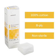 McKesson 22082000 Medi-Pak Non-Sterile Gauze Sponges-5000/Case