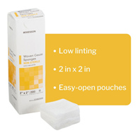 McKesson 22082000 Medi-Pak Non-Sterile Gauze Sponges-5000/Case