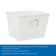 McKesson Prevent McKesson 2256 Prevent Pharmaceutical Waste Container, 8 gal, 13-1/2 x 17.3 x 13 in (CS/9)