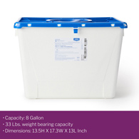 McKesson 2256 Prevent Pharmaceutical Waste Sharps Container, 8 gal (EA/1)