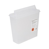McKesson Prevent McKesson 2261 Prevent Sharps Container, 1-1/4 gal, 10-3/4 x 10-1/2 x 4-3/4 in (CS/20)