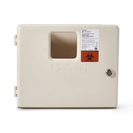 McKesson Prevent McKesson 2263 Prevent Sharps Collector Wall Cabinet, 12-1/4 x 4-3/4 x 10 in, Brackets & Cabinets (CS/2)