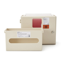 McKesson Prevent McKesson 2265 Prevent Sharps Wall Cabinet with Glove Box, 12-1/4 x 4-3/4 x 15 in, Glove Box (EA/1)