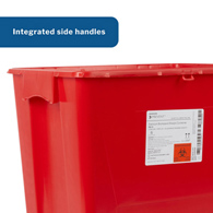 McKesson Prevent McKesson 2267 Prevent Sharps Container, 12 gal, 20.8 x 17.3 x 13 in, Receptacles (EA/1)