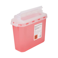 McKesson Prevent McKesson 2269 Prevent Two-Piece Sharps Container, 5.4 Quart, 11 x 12 x 4-3/4 in (CS/20)
