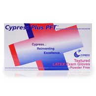 Cypress Plus PFT McKesson 23-92-Cypress Plus PFT Latex Standard Cuff Length Exam Glove, Small, Ivory (CS/1000)