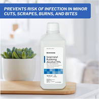 McKesson 23-D0022 Isopropyl Rubbing Alcohol-12/Case