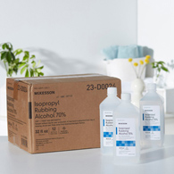 McKesson 23-D0024 Isopropyl Rubbing Alcohol-12/Case