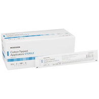 McKesson 24-106-2S Cotton Tip Wood Shaft Swabsticks, 6 in Length, Applicators & Swabsticks (BX/100)