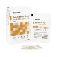 McKesson 3002-McKesson Non-Reinforced Skin Closure Strip, 1/4 x 1-1/2 in., Skin Closure Strips (BX)