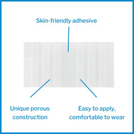 McKesson 3008-McKesson Skin Closure Reinforced Strip, 1/4 X 1-1/2 Inch, Skin Closure Strips (BX)