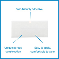 McKesson 3011 Skin Closure Reinforced Strip, 1 x 5 in Closure (CS/100)