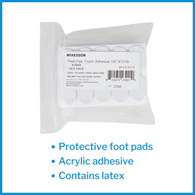 McKesson Pedi-Pad McKesson 30126 Pedi-Pad Adhesive Protective Pad, Size 101-A, Ankle Braces & ft Supports (CS/1000)