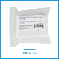 McKesson Pedi-Pad McKesson 30126 Pedi-Pad Adhesive Protective Pad, Size 101-A, Ankle Braces & ft Supports (CS/1000)