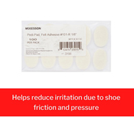 McKesson Pedi-Pad McKesson 30130 Pedi-Pad Protective Pad, Size 101 - Regular, Ankle Braces & ft Supports (PK/100)