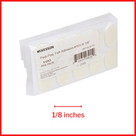 McKesson Pedi-Pad McKesson 30130 Pedi-Pad Protective Pad, Size 101 - Regular, Ankle Braces & ft Supports (PK/100)