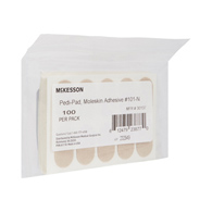 McKesson Pedi-Pad McKesson 30137 Pedi-Pad Beige Protective Pad, Size 101 Narrow, Ankle Braces & ft Supports (PK/100)