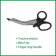 McKesson Medicut McKesson 321BKMM-McKesson Medicut Trauma Shears, Black, Scissors (CS)