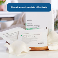McKesson 3562 Calcium Alginate Dressing, 4 x 4-3/4 in (CS/100)