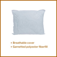 McKesson 41-1824-F-McKesson Disposable Bed Pillow, Pillows (CS) - McKesson Disposable Bed Pillow