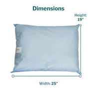 McKesson 41-1925-BXF-McKesson Reusable Bed Pillow, Pillows (CS) - McKesson Reusable Bed Pillow