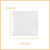 McKesson 42222000-McKesson NonSterile USP Type VII Gauze Sponge, 2 x 2 Inch, Gauze Dressings (CS)