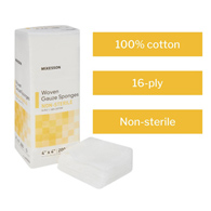 McKesson 44162000 Non-Sterile Gauze Sponge, 4 x 4 in (CS/2000)