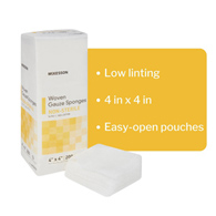 McKesson 44162000 Medi-Pak Non-Sterile Gauze Sponges-200/Pack