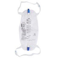 McKesson 4605 Disposable Urinary Leg Bag, 1000 mL (CS/48)