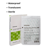 McKesson 4817-McKesson Silicone Wound Contact Layer Dressing, 4 x 7-2/5 Inch, Silicone