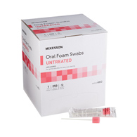 McKesson 4832 Oral Swabstick, Foam Tip (BX/250)