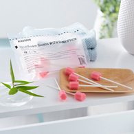 McKesson 4834-McKesson Oral Swabstick Foam Tip Dentifrice, Mint, 10 per Pack, Oral Care Swabs (CS)