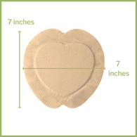 McKesson 4845 Silicone Adhesive with Border Silicone Foam Dressing, 7 x 7 in Sacral, Foams (EA/1)