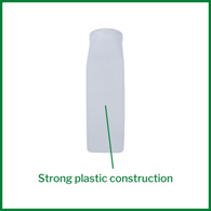 McKesson 51-H140-01-McKesson Male Urinal, 1000 mL, Urinals (CS) - McKesson Male Urinal, 1000 mL