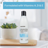 McKesson 53-1352-8 Hand & Body Moisturizer, Summer Rain Scent Lotion, 8 oz Bottle, Moisturizers (CS/48)