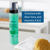 McKesson 53-22952-9-McKesson Rinse-Free Body Wash, Cucumber Melon Scent, 9 oz Pump Bottle, Soaps