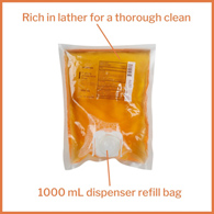 McKesson 53-23126-1000 Clean Scent Foaming Antibacterial Soap, 1000 mL Refill Bag, Soaps (CS/4)