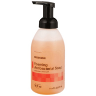 McKesson 53-23127-18-McKesson Clean Scent Foaming Antibacterial Soap, 18 oz. Pump Bottle, Soaps