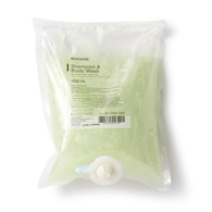 McKesson 53-27906-1000 Shampoo & Body Wash Dispenser Refill Bag 1000 mL, Cucumber Melon, Shampoos (EA/1)
