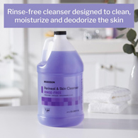 McKesson 53-28011-GL-Rinse-Free Perineal Wash, McKesson, Liquid, Fresh Scent, 1 Gal Jug (EA/1)