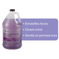 McKesson 53-28011-GL-Rinse-Free Perineal Wash, McKesson, Liquid, Fresh Scent, 1 Gal Jug (EA/1)