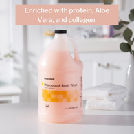 McKesson 53-28021-GL 2 in-1 Shampoo & Body Wash, Apricot Scent, 1 gal Jug, Shampoos & Conditioners (CS/4)