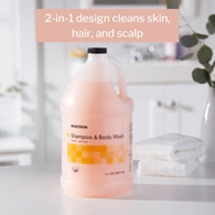 McKesson 53-28021-GL 2 in-1 Shampoo & Body Wash, Apricot Scent, 1 gal Jug, Shampoos & Conditioners (EA/1)