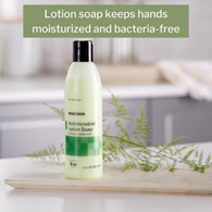 McKesson 53-28083-8 Antimicrobial Lotion Soap, Herbal Scent, With Aloe, 8-oz Bottle, Soaps (CS/48)