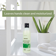 McKesson 53-28083-8 Antimicrobial Lotion Soap, Herbal Scent, With Aloe, 8-oz Bottle, Soaps (CS/48)