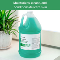 McKesson 53-28131 Herbal Scent Rinse-Free Perineal Wash, 1 gal, Perineal Cleansers