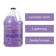 McKesson 53-29001-GL Tearless Shampoo & Body Wash, Lavender Scent, 1 gal Jug, Shampoos & Conditioners (CS/4)